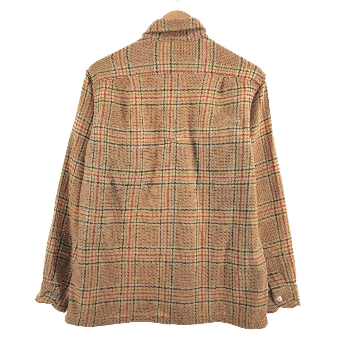 PENDLETON(ペンドルトン)の古着 60年代 ペンドルトン PENDLETON チェック柄 ウールボックスシャツ メンズL ヴィンテージ /eaa385314 メンズのトップス(シャツ)の商品写真