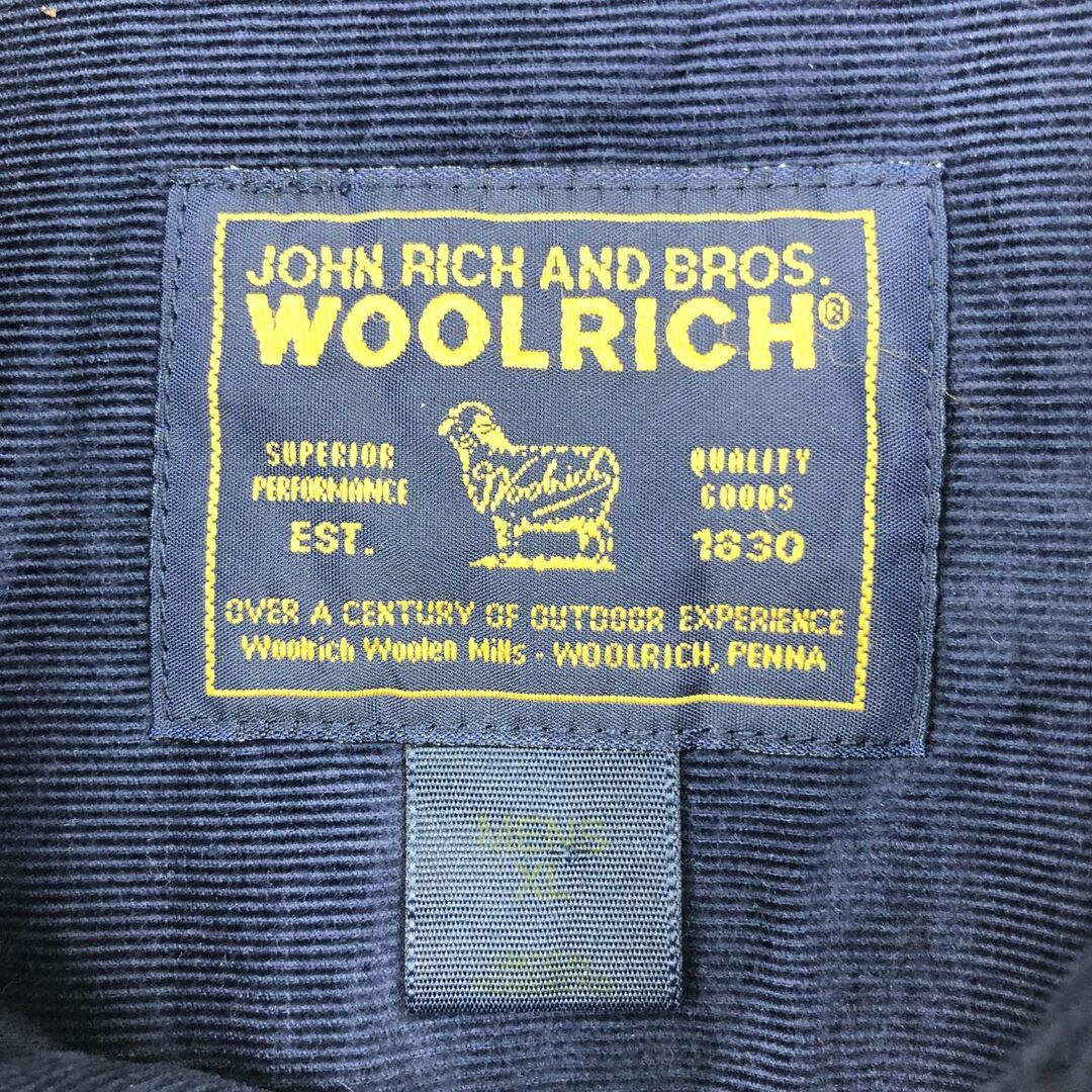 WOOLRICH(ウールリッチ)の古着 ウールリッチ WOOLRICH 長袖 コーデュロイシャツ メンズXL /eaa396582 メンズのトップス(シャツ)の商品写真