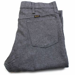 ラングラー(Wrangler)の00s メキシコ製 Wranglerラングラー 82HG ランチャードレスジーンズ ポリエステルパンツ ヘザーグレー w36 L29★32 スタプレ フレア(スラックス)