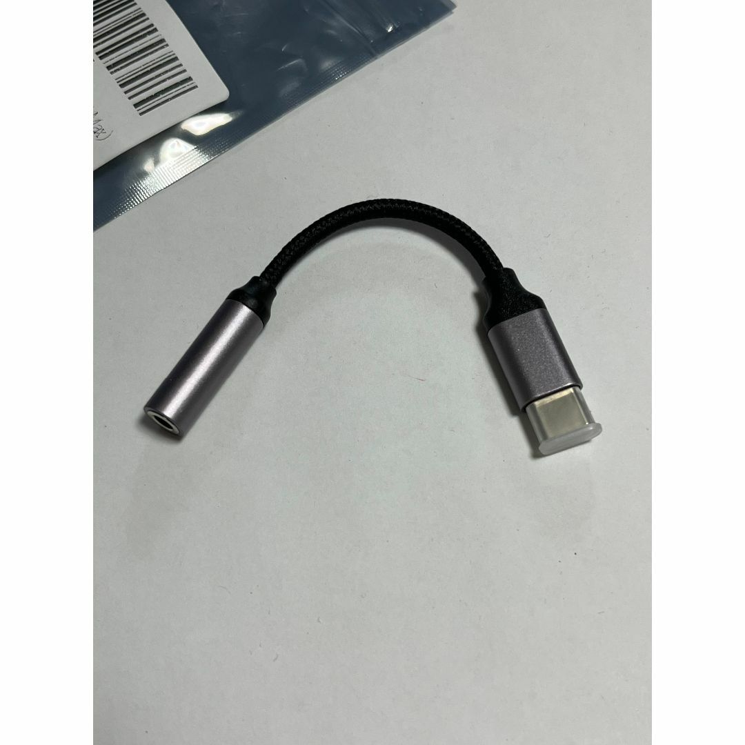USB Type C 3.5mmイヤホン変換ケーブル　Himino スマホ/家電/カメラのスマホアクセサリー(その他)の商品写真