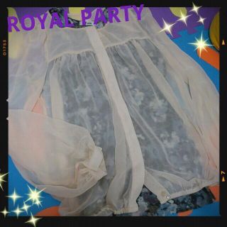 ロイヤルパーティー(ROYAL PARTY)のﾛｲﾔﾙﾊﾟｰﾃｨｰﾌﾞﾗｳｽ未使用♥(シャツ/ブラウス(長袖/七分))