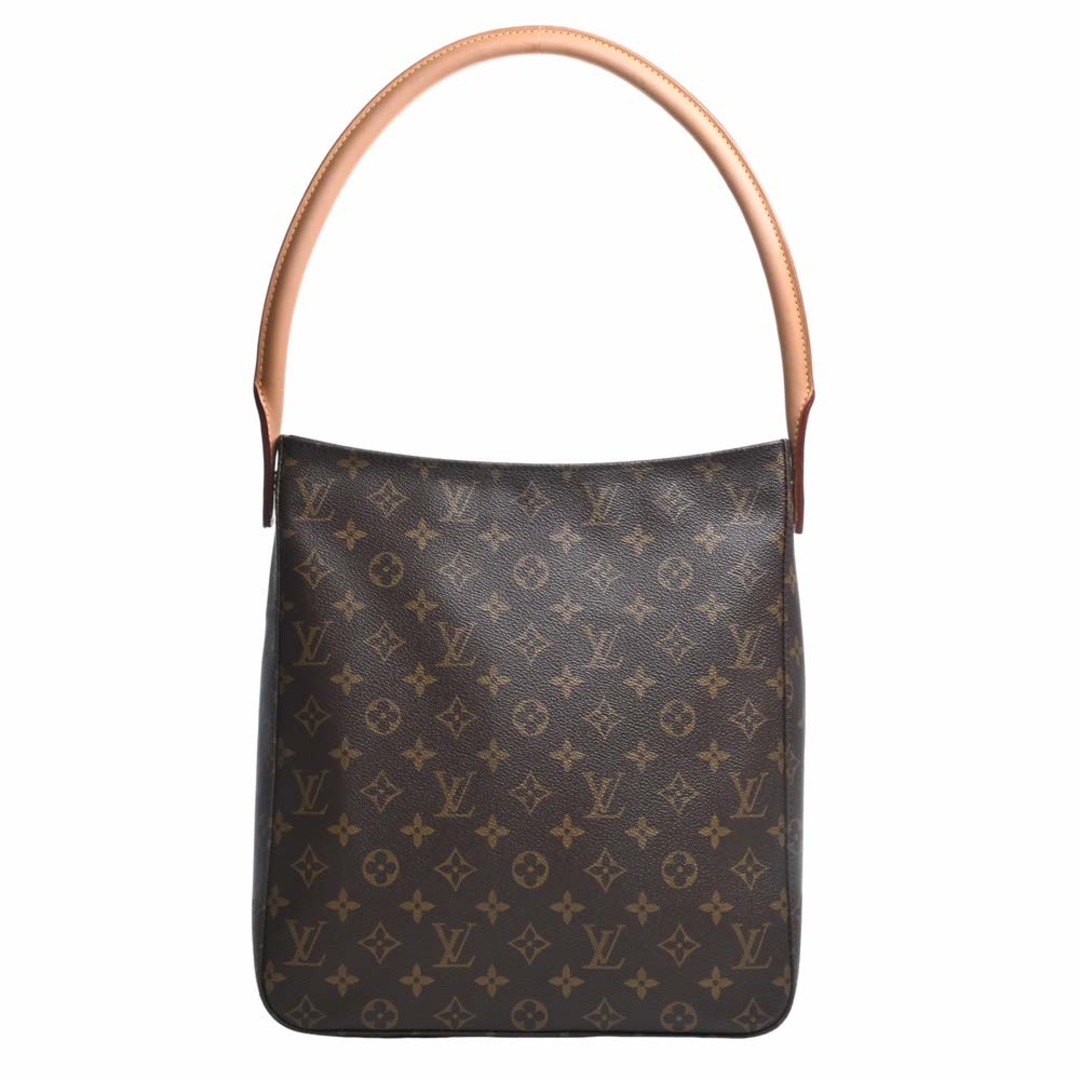 LOUIS VUITTON ルイヴィトン モノグラム ルーピングGM ショルダーバッグ M51145 ブラウン byレディース