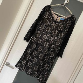 ダイアンフォンファステンバーグ(DIANE von FURSTENBERG)の【美品】DIANE VON FURSTENBERG レースワンピース ダイアン(ひざ丈ワンピース)