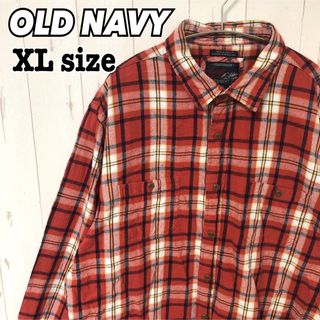 オールドネイビー(Old Navy)のOLD NAVY オールドネイビー チェックシャツ 長袖 ビッグシルエット 古着(シャツ)