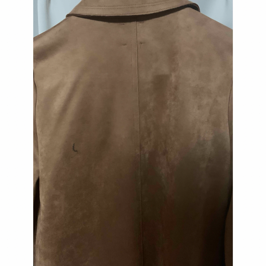 ZARA(ザラ)のZARA フェイクスウェード　コート　S レディースのジャケット/アウター(ロングコート)の商品写真