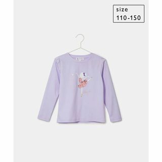 ロペピクニック(Rope' Picnic)の【ラベンダー（52）】【KIDS】アソートスパンコールロンT(Tシャツ/カットソー)