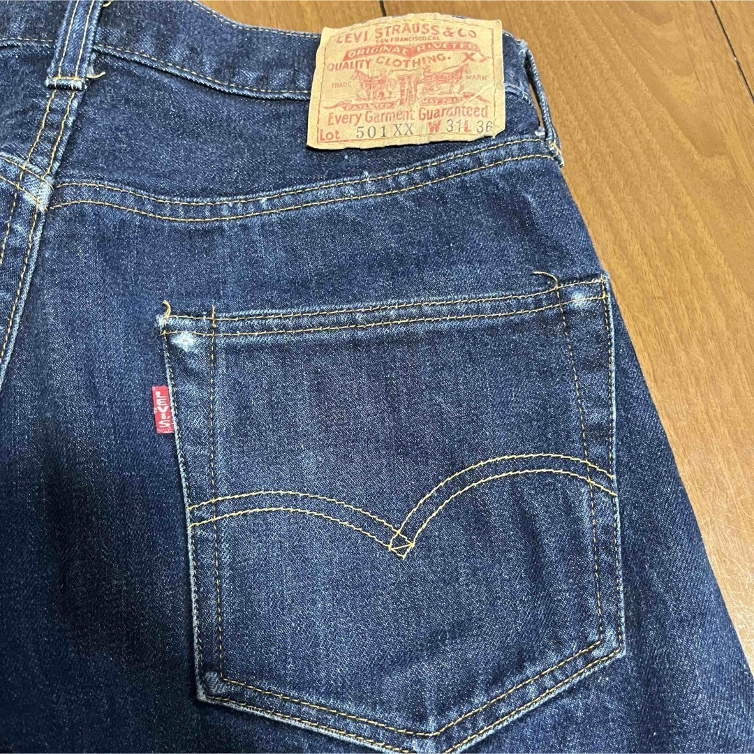 Levi's(リーバイス)の【濃紺】復刻 Levis 501XX バレンシア ギャラ入 メンズのパンツ(デニム/ジーンズ)の商品写真