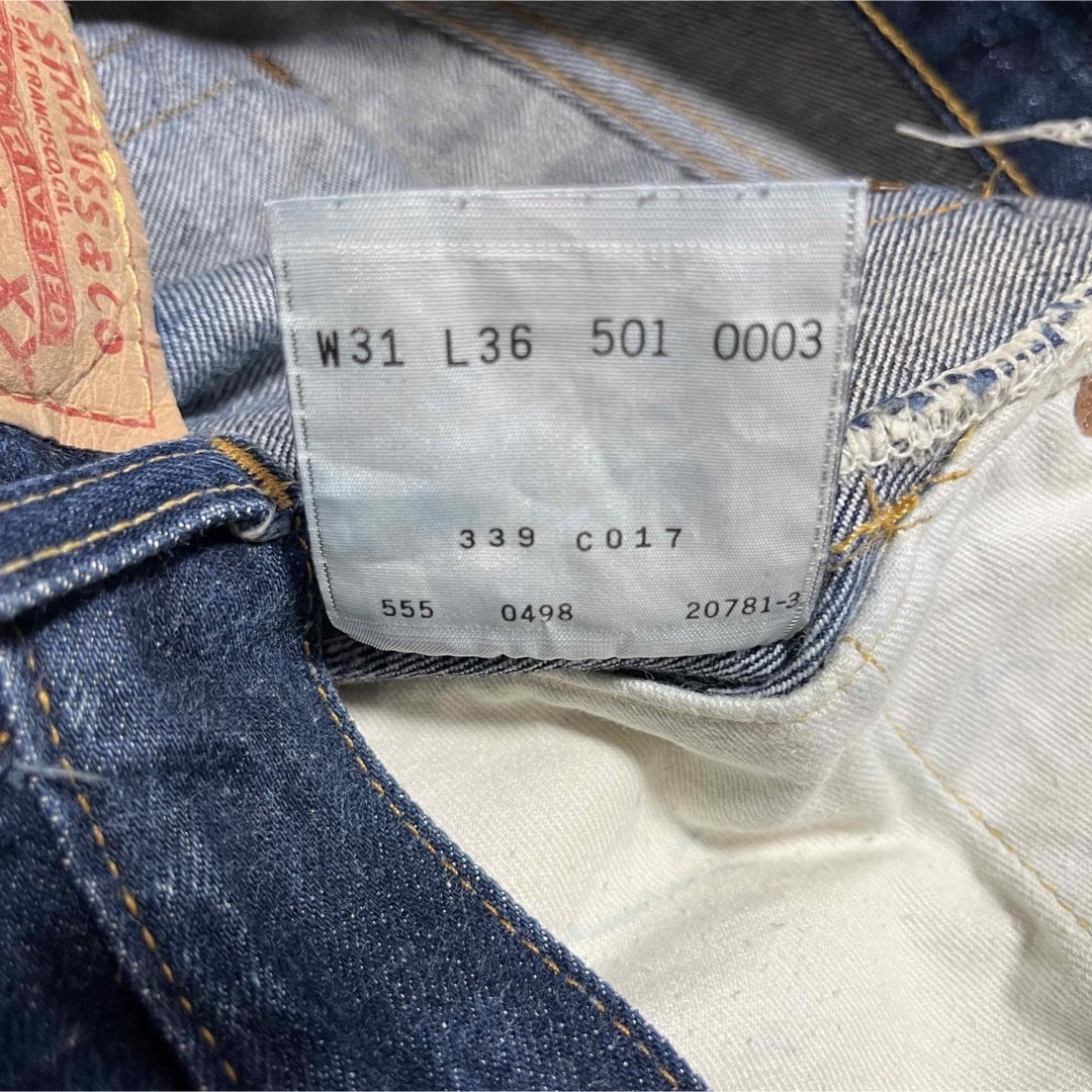 Levi's(リーバイス)の【濃紺】復刻 Levis 501XX バレンシア ギャラ入 メンズのパンツ(デニム/ジーンズ)の商品写真