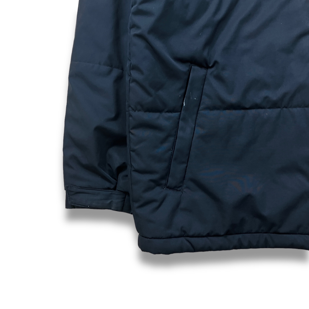 00s Y2K NIKE ヴィンテージフーデッド中綿ジャケット ブラック テック