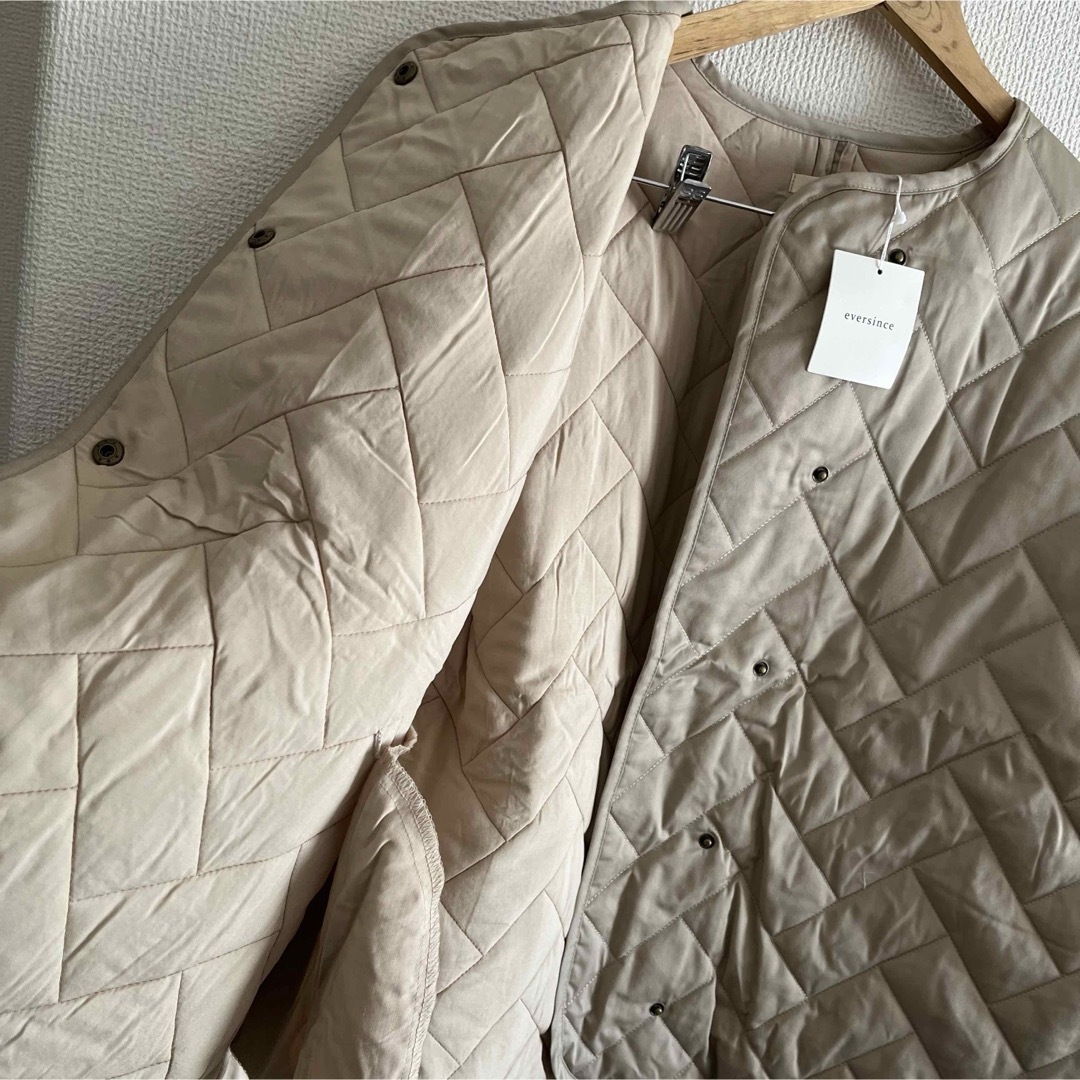 新品　エバーシンス　キルティングジャケット レディースのジャケット/アウター(ノーカラージャケット)の商品写真