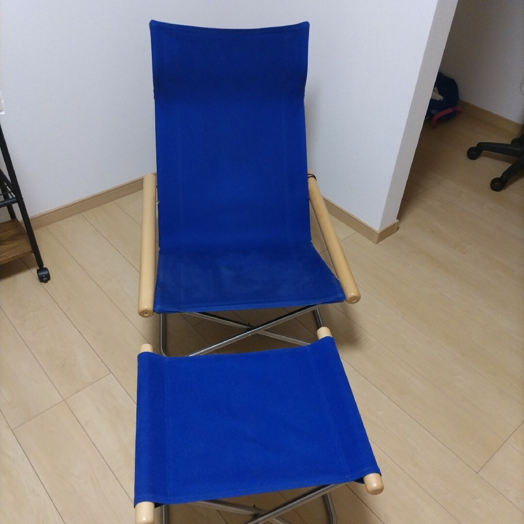 椅子/チェアニーチェアx　ブルー　チェア＆オットマン