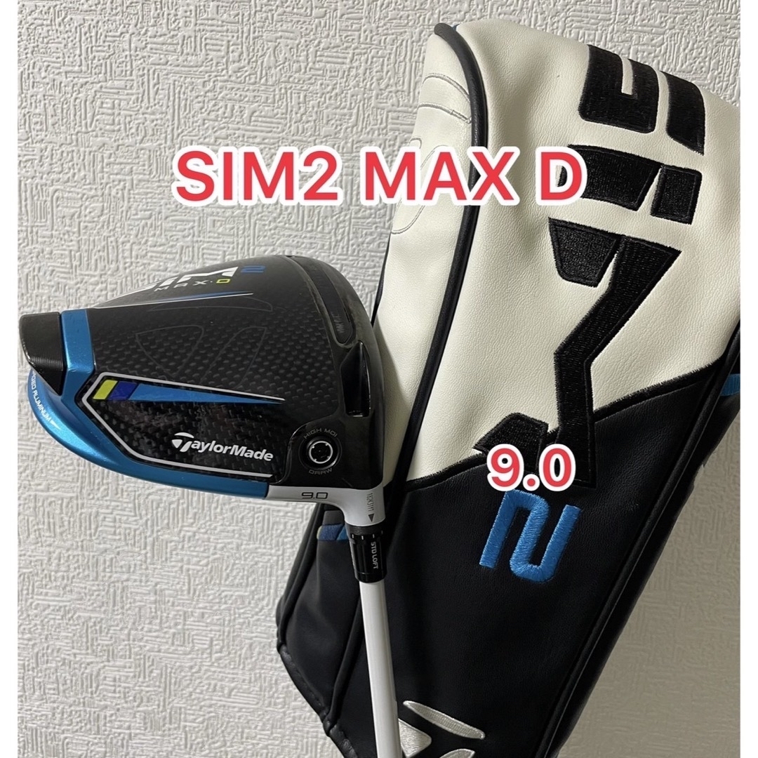 ファッション雑貨 純正ヘッドカバー付き SIM2 MAX D 9.0