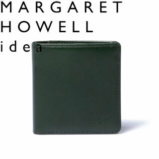 マーガレットハウエル(MARGARET HOWELL)のマーガレットハウエルアイデア ナチュラルタンニング 二つ折り札入れ グリーン 緑(折り財布)