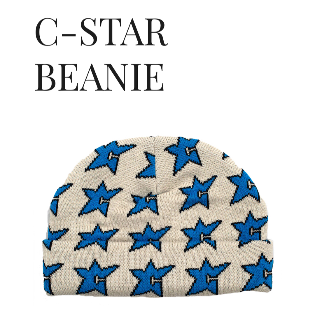 メンズ美品 CARPET COMPANY C-STAR BEANIE ニットキャップ