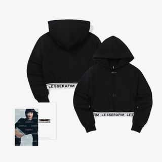 ルセラフィム(LE SSERAFIM)のルセラフィム　パーカー　LE SSERAFIM Crop Hoodie(アイドルグッズ)