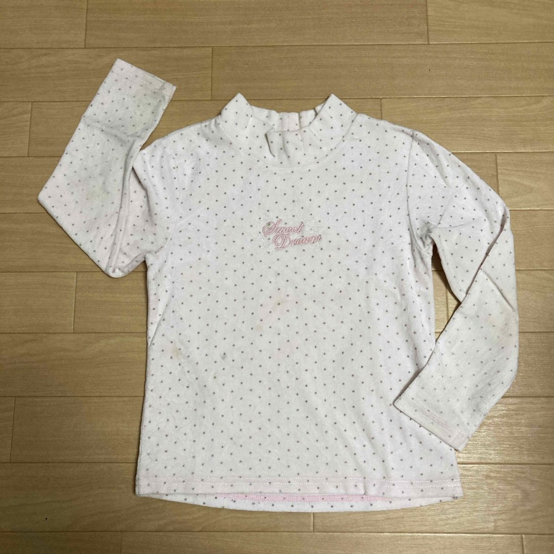 ハイネックカットソー キッズ/ベビー/マタニティのキッズ服女の子用(90cm~)(Tシャツ/カットソー)の商品写真