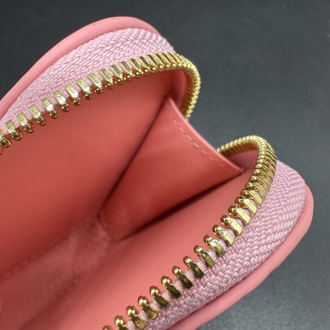 【本革クロコ・ハート型】　◆シャムワニ　クロコダイル　コインケース　ピンク◆ レディースのファッション小物(コインケース)の商品写真