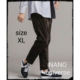 ナノユニバース(nano・universe)の【美品】《WEB限定》ワンタックストレッチコーデュロイパンツ(その他)