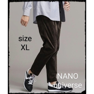 ナノユニバース(nano・universe)の【美品】《WEB限定》ワンタックストレッチコーデュロイパンツ(その他)