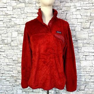 パタゴニア(patagonia)のpatagonia パタゴニア スナップボタンシンチラフリースジャケット 赤 M(ブルゾン)