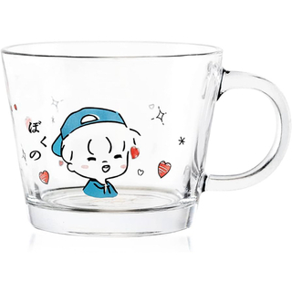 TDN 耐熱ガラス コップ スープカップ 耐熱かっぷ(グラス/カップ)