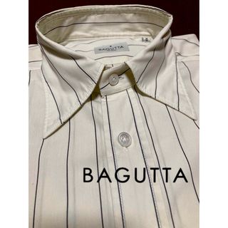 バグッタ(BAGUTTA)の【美品】BAGUTTA／バグッタ／ピンストライプ／レギュラーカラー／ベージュ(シャツ)