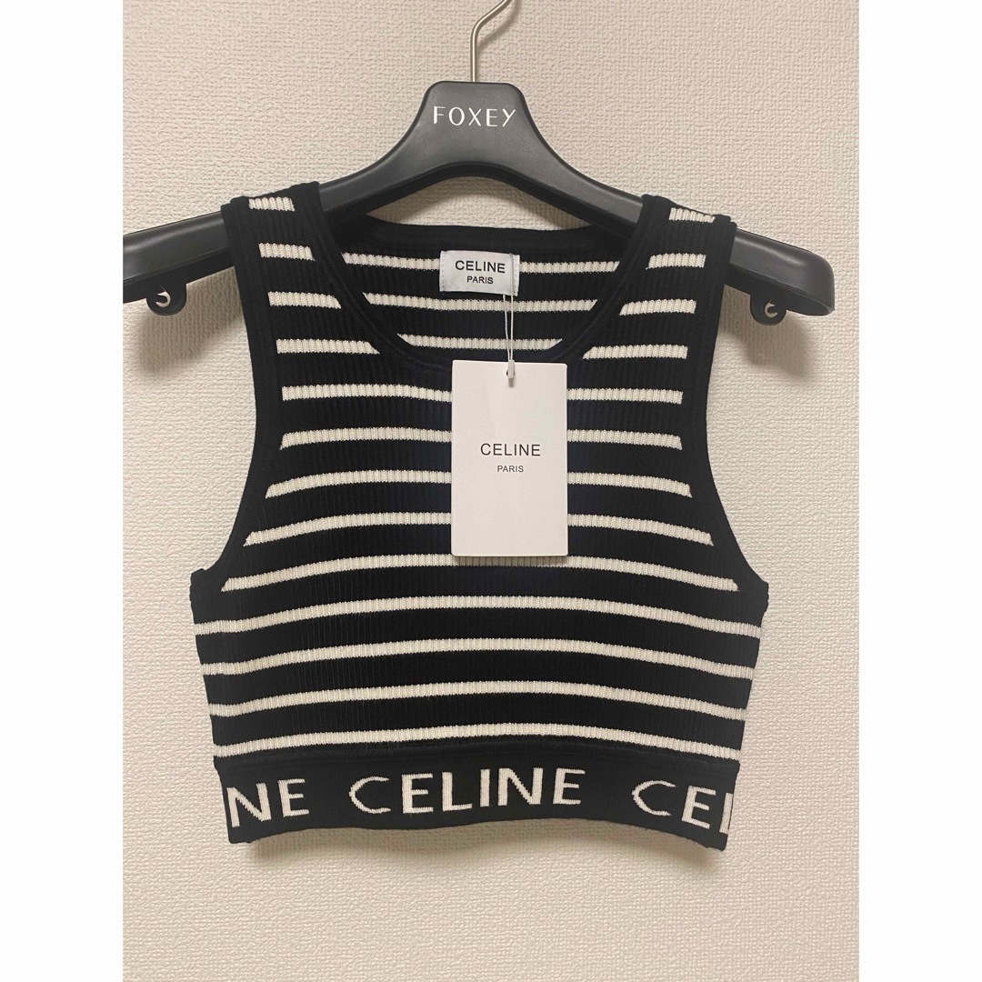 celine - 未使用 CELINE セリーヌ ロゴ タンクトップ期間限定価格の