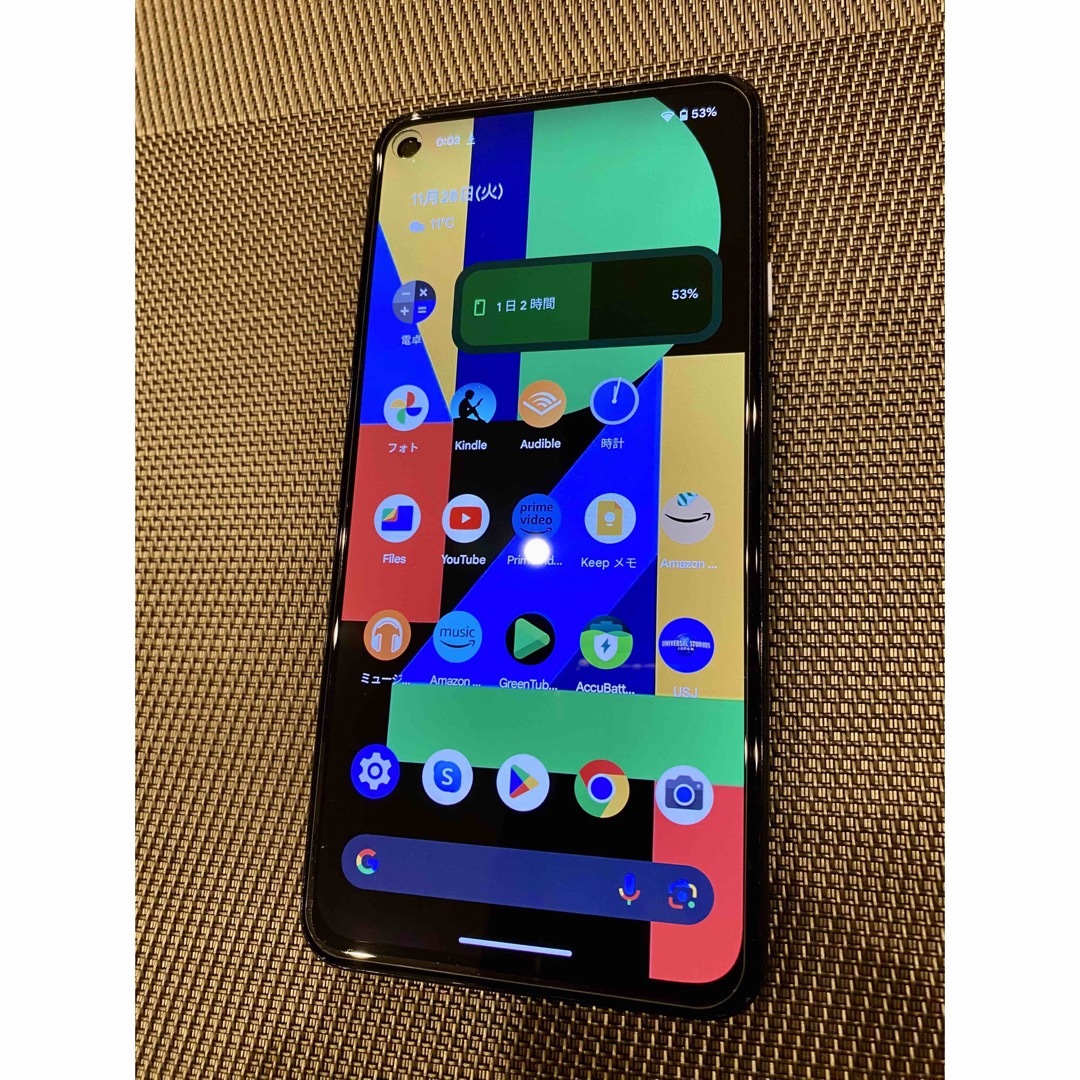 スマホ/家電/カメラGoogle pixel 4a 5G 128GB ブラック