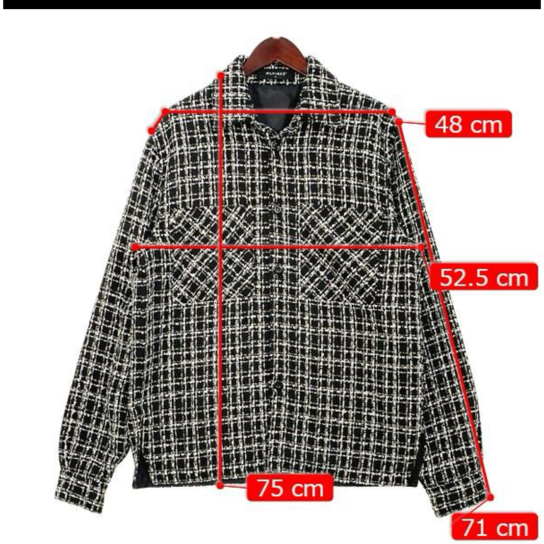 メルヴィンス MLVINCE CHECK BUTTON JACKET  メンズのジャケット/アウター(その他)の商品写真