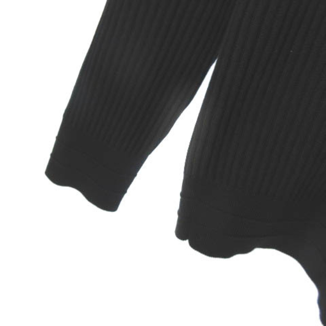 ck Calvin Klein(シーケーカルバンクライン)のシーケーカルバンクライン ニット セーター ネック 畔 長袖 ブラック 黒 M メンズのトップス(ニット/セーター)の商品写真