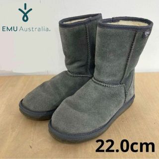 エミュー(EMU)の＊emu ムートンブーツ　22.0cm(ブーツ)