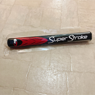 スーパーストローク(SuperStroke)のスーパーストローク ミッドスリム　2.0 黒　赤　ゴルフ　パターグリップ  (クラブ)