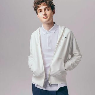 ラコステ(LACOSTE)の定価19,800円【美品】ラコステLACOSTE スウェット ジップ パーカーL(パーカー)