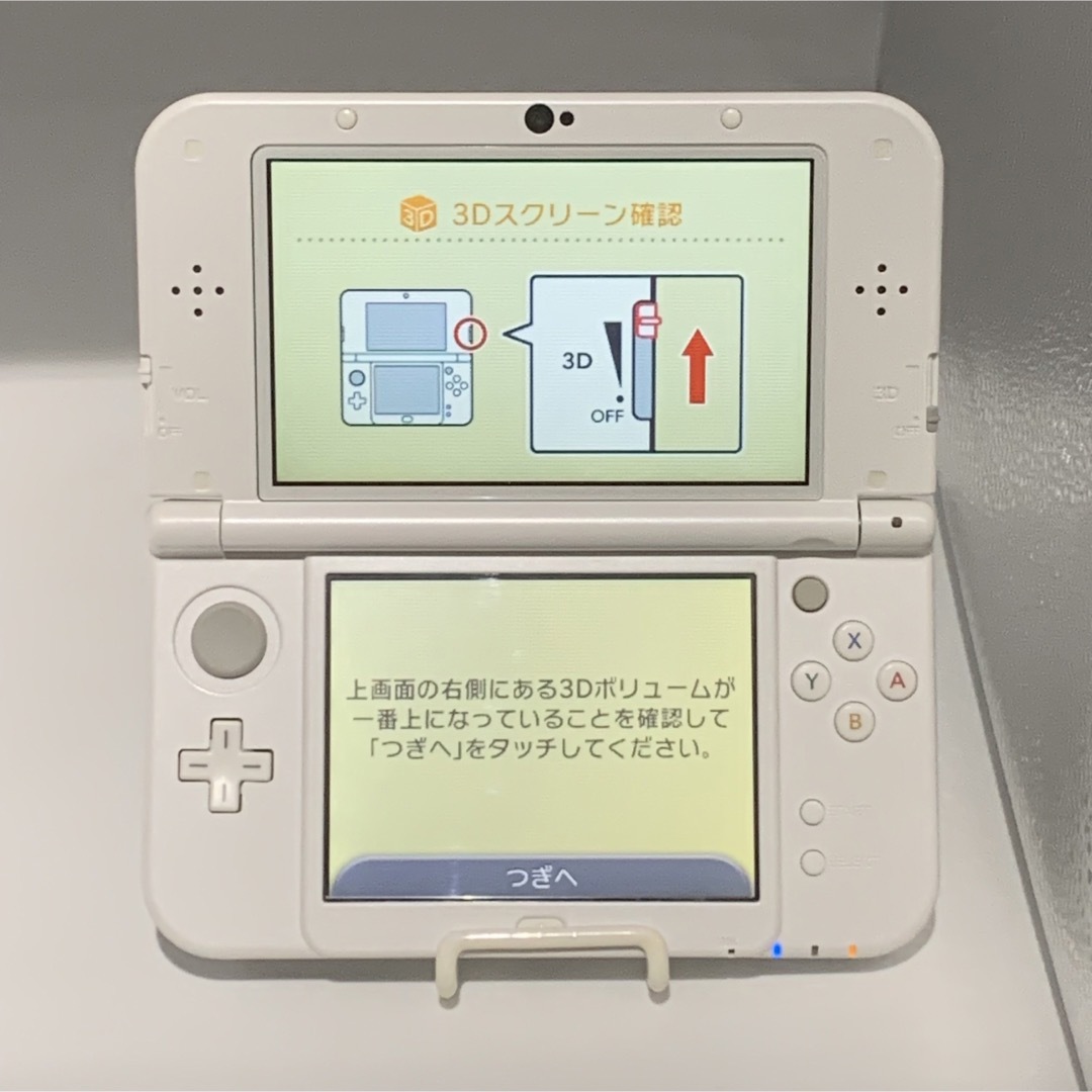 【ほぼ完品】 Newニンテンドー3DS LL パールホワイト 本体 動作品