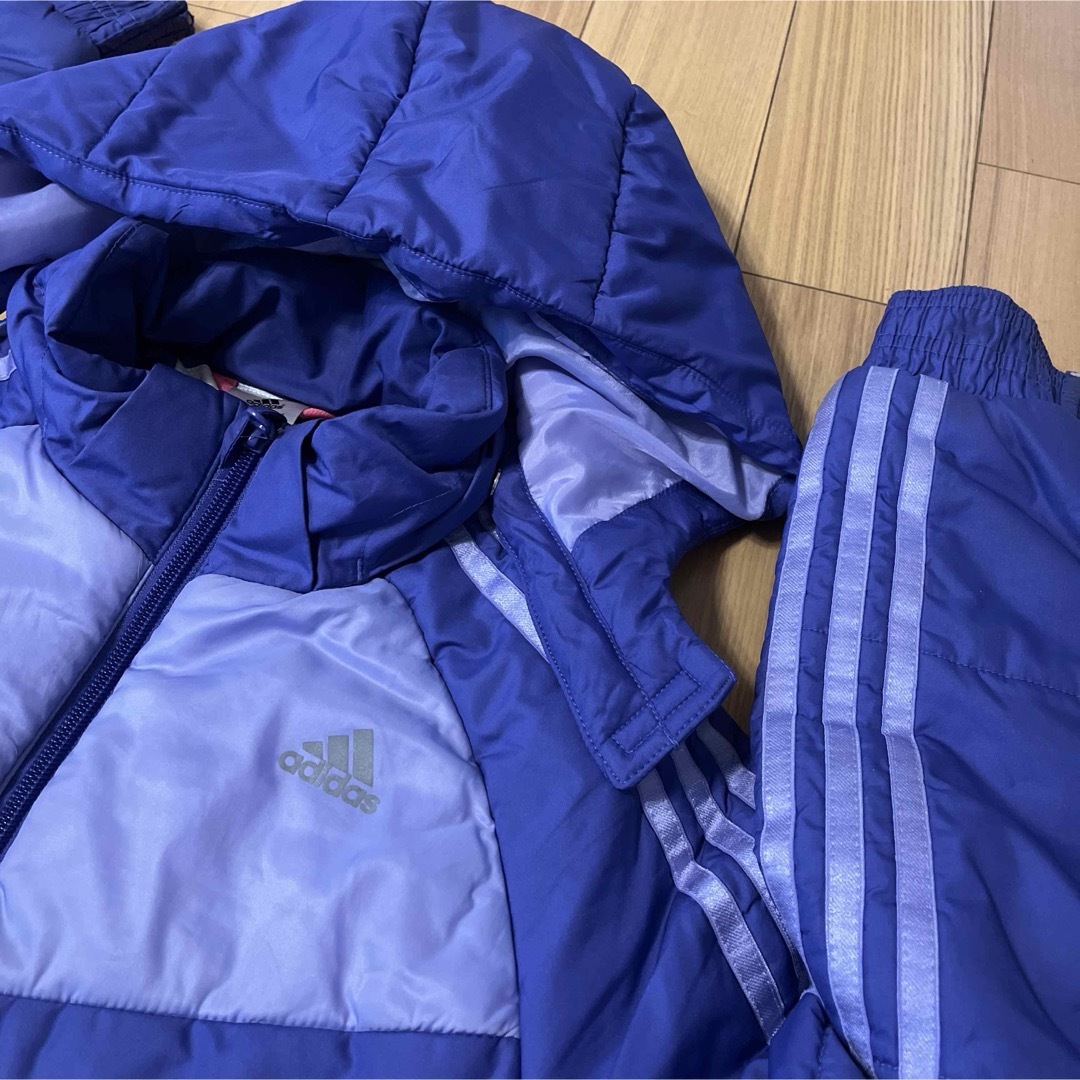 adidas(アディダス)の160 アディダスジャンバー キッズ/ベビー/マタニティのキッズ服女の子用(90cm~)(ジャケット/上着)の商品写真