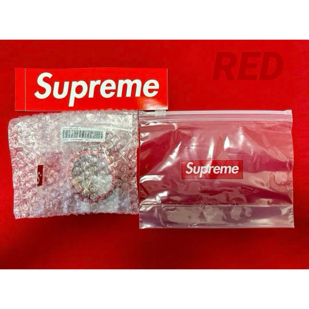 ✨タグ付新品・未開封✨Supreme cuban links lanyard赤