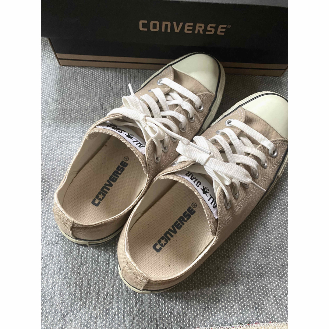 ALL STAR（CONVERSE）(オールスター)のコンバースオールスター　ベージュスニーカーconverse レディースの靴/シューズ(スニーカー)の商品写真