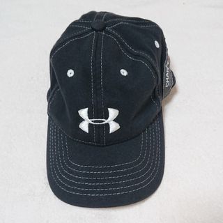 アンダーアーマー(UNDER ARMOUR)の美品【UNDER ARMOUR】キャップ キッズ 黒(その他)