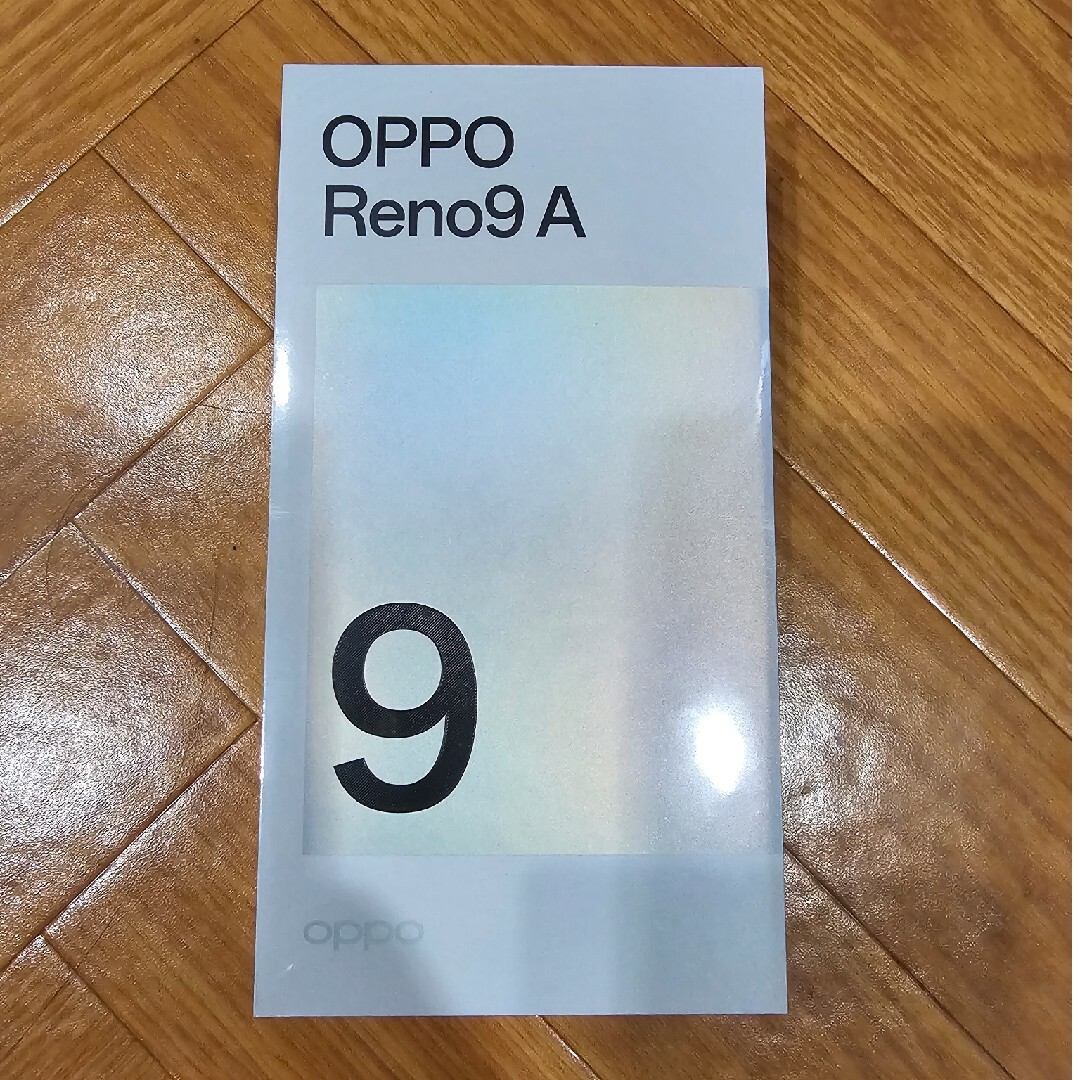 OPPO(オッポ)のOPPO Reno9 A ナイトブラック シュリンクつき 新品未開封 スマホ/家電/カメラのスマートフォン/携帯電話(スマートフォン本体)の商品写真