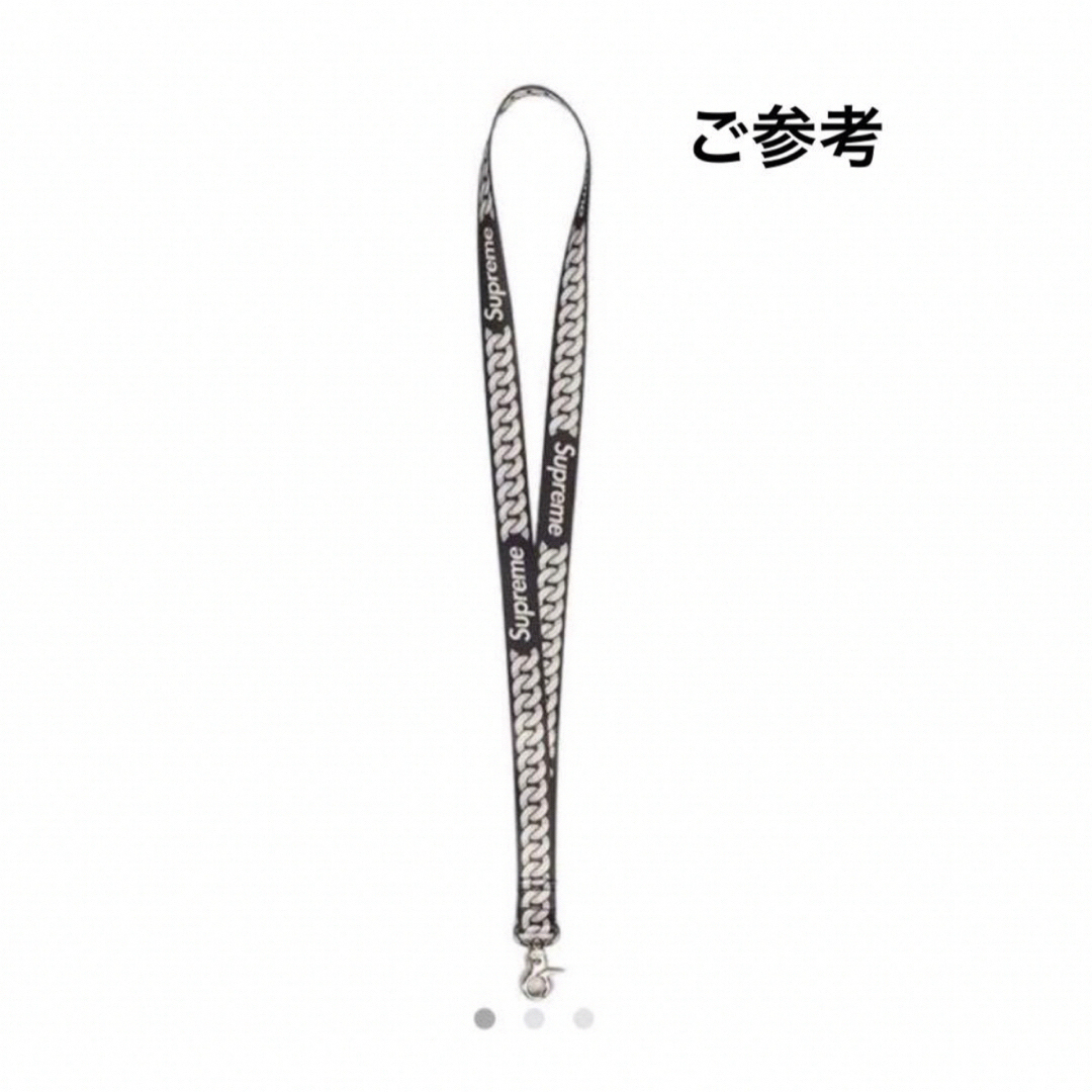 Supreme(シュプリーム)の✨未使用品✨Supreme cuban links lanyard 黒 レディースのファッション小物(その他)の商品写真