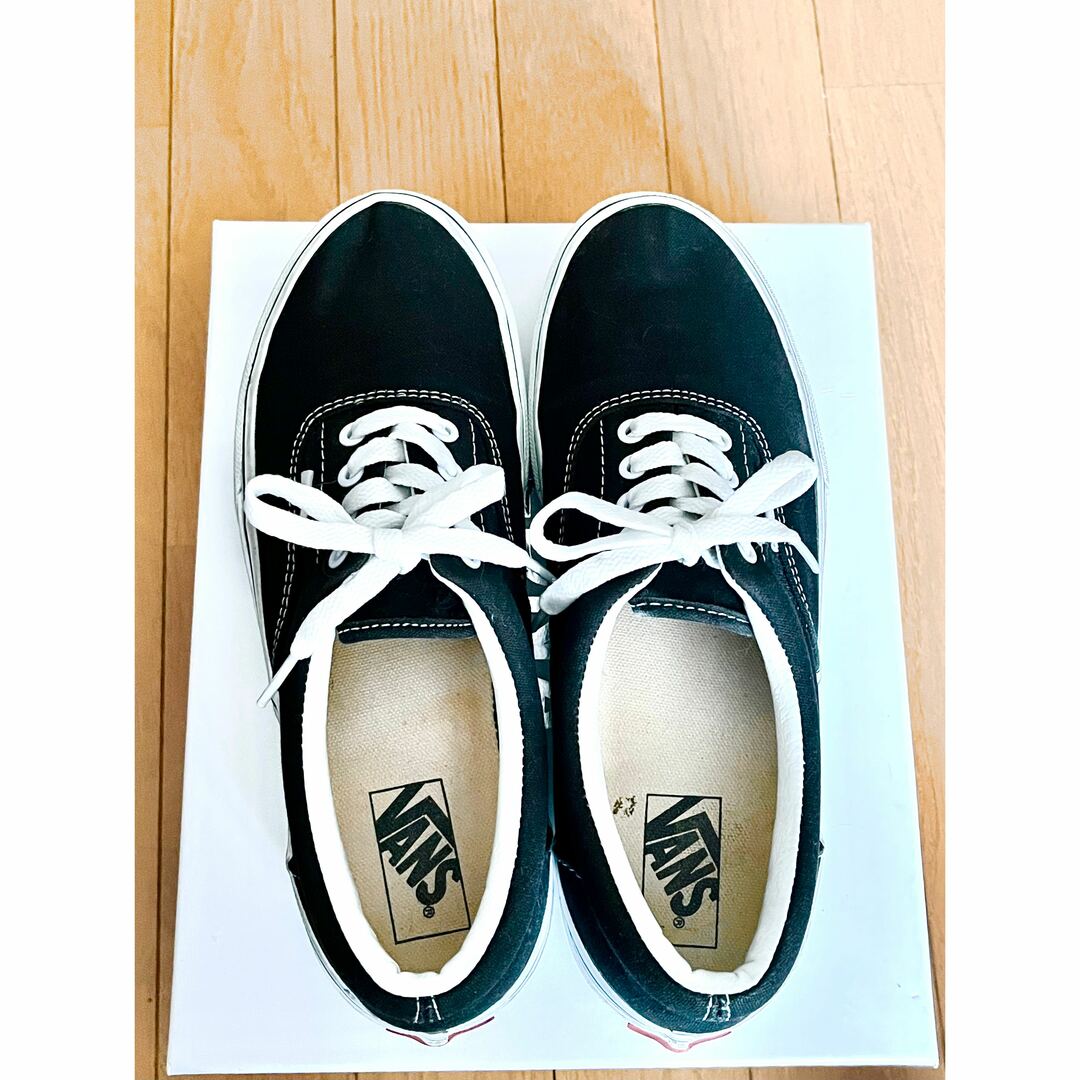 VANS(ヴァンズ)のVANS ブラックスニーカー　25.5cm ユニセックス メンズの靴/シューズ(スニーカー)の商品写真