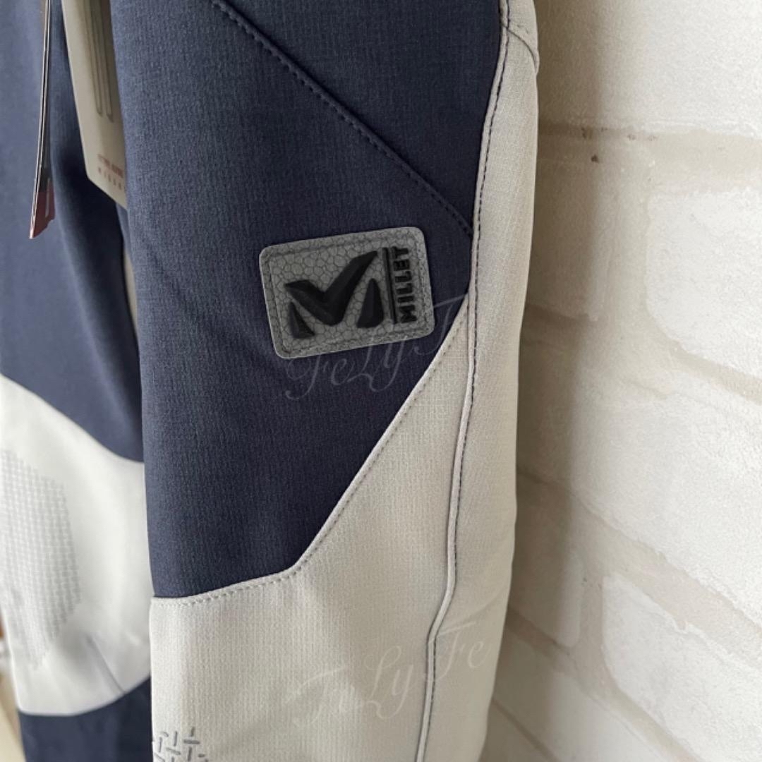 新品 MILLET 裏起毛 ミレー パンツ 雪山 ズボン グレー 黒