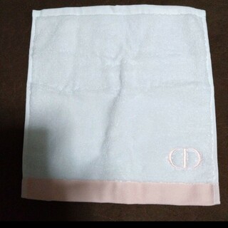 ディオール(Dior)のDIOR　ウォッシュタオル　ハンドタオル　ピンク(タオル/バス用品)
