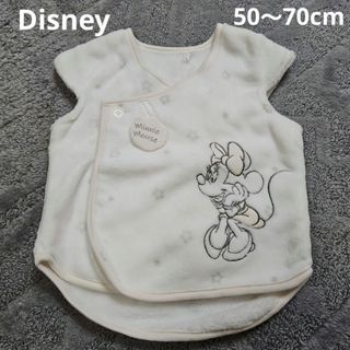 ディズニー(Disney)のディズニー　ミニー　フリースベスト　ベビー　新生児　50～70cm(その他)