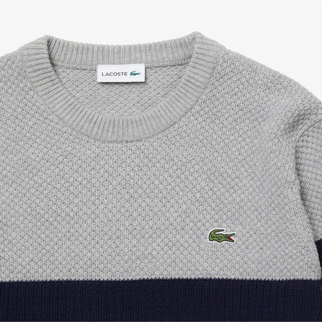 LACOSTE(ラコステ)の【期間限定 お値下げ 1/5〜】ラコステ ライトコットン クルーネックセーター メンズのトップス(ニット/セーター)の商品写真