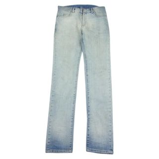 マルタンマルジェラ(Maison Martin Margiela)のMAISON MARTIN MARGIELA メゾンマルタンマルジェラ 15SS S50LA0068 ウォッシュ加工 デニム スキニー パンツ ジーンズ インディゴブルー系 44【中古】(その他)