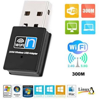 DX無線LAN 子機Wi-Fi USB 拡張範囲 300Mbps ネットワーク(PC周辺機器)