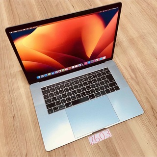 マック(Mac (Apple))のMacBook pro 15インチ 2017 SSD1TB 管理番号2603(ノートPC)