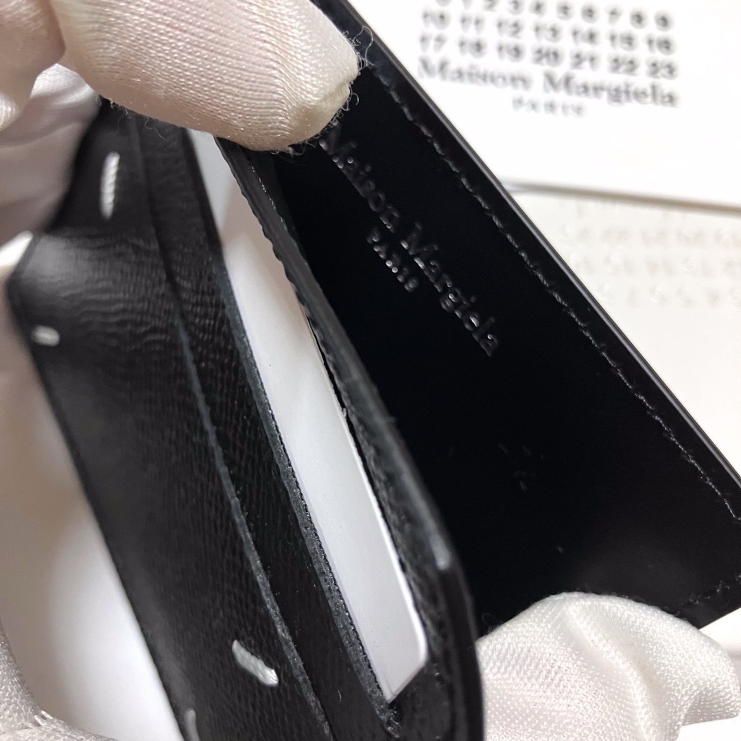 Maison Martin Margiela(マルタンマルジェラ)の新品 23aw マルジェラ カード入れ 定期入れ パスケース 黒 5563 メンズのファッション小物(名刺入れ/定期入れ)の商品写真