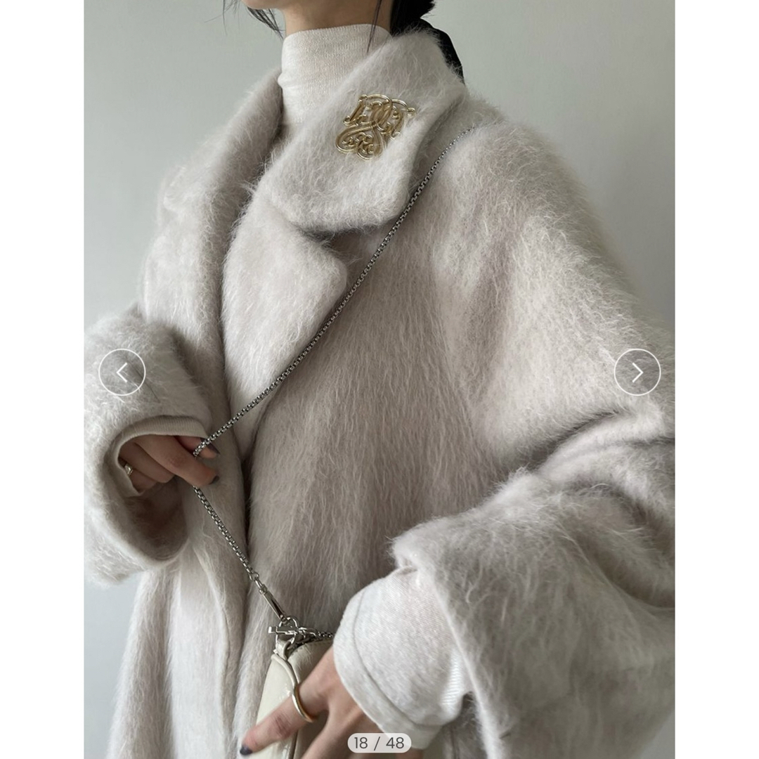 SNIDEL(スナイデル)のスナイデル ❣️ シャギーコクーンコート レディースのジャケット/アウター(ロングコート)の商品写真